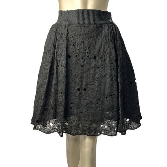 Chanel – ajour midi skirt in viscose Sz.46 - Picture 1 of 7